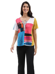Parsley & Sage DAKOTA S/S TOP - 26T43BP