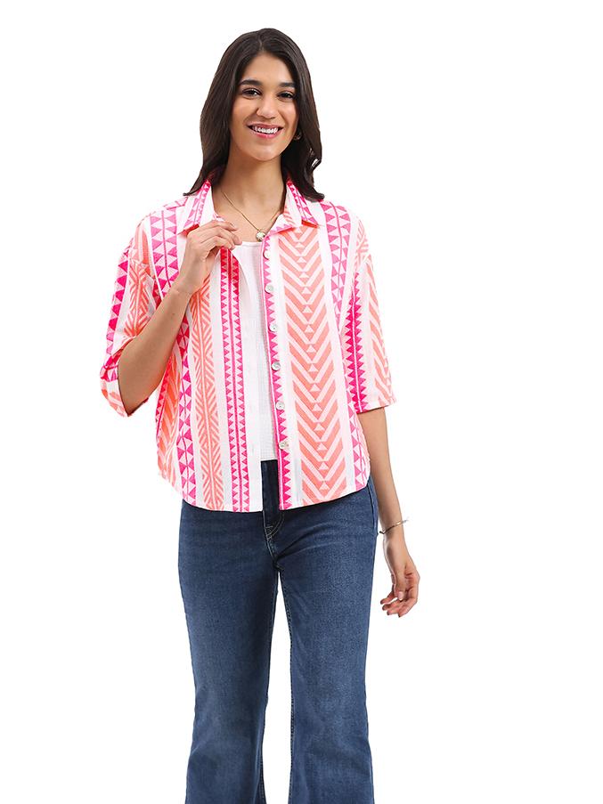 Parsley & Sage DESTINY COLLARED SHIRT - 26T52G5P