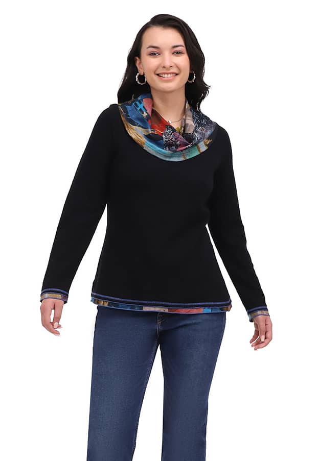 Parsley & Sage - JORDAN COWL TOP - 26W208C12