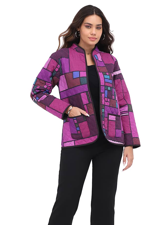 Parsley & Sage - TRIXIE REVERSE OPEN FRONT JACKET - 26W210E25