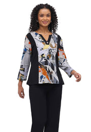 Parsley & Sage - POET V-NECK TOP - 26W216C