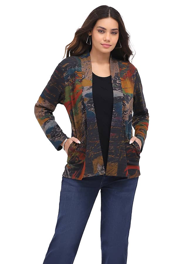 Parsley & Sage - SELENA OPEN FRONT JACKET - 26W218E26