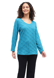 Parsley & Sage - WANDA TOP - 26W241C - TEAL
