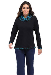 Parsley & Sage - FATIMA COWL TOP - 26W247C12