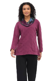 Parsley & Sage - JACKIE COWL TOP - 26W255C24