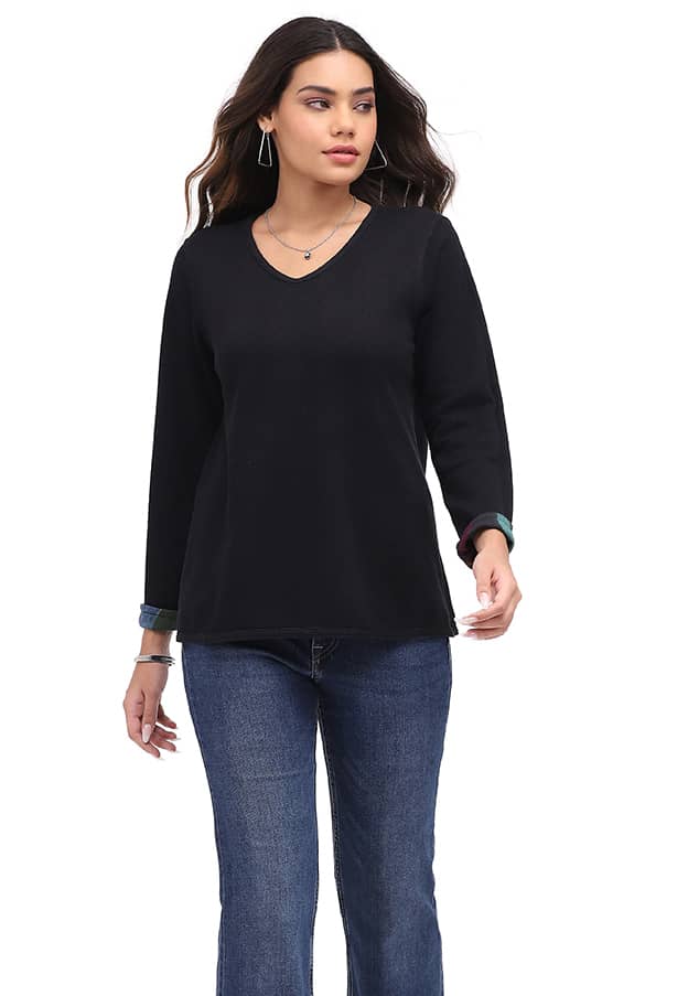 Parsley & Sage - JACKIE REVERSE TOP - 26W255C26