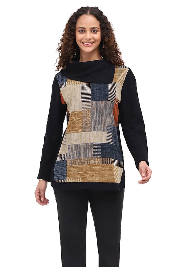 Parsley & Sage - KACEY SPLIT NECK TOP - 26W257C22