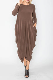 IC Collection Dress - 2726D - BROWN