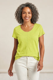 Habitat Cotton Pebble Coverstitch Tee - 27524 - KIWI