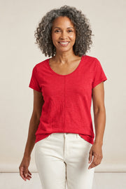 Habitat Cotton Pebble Coverstitch Tee - 27524 - POPSICLE