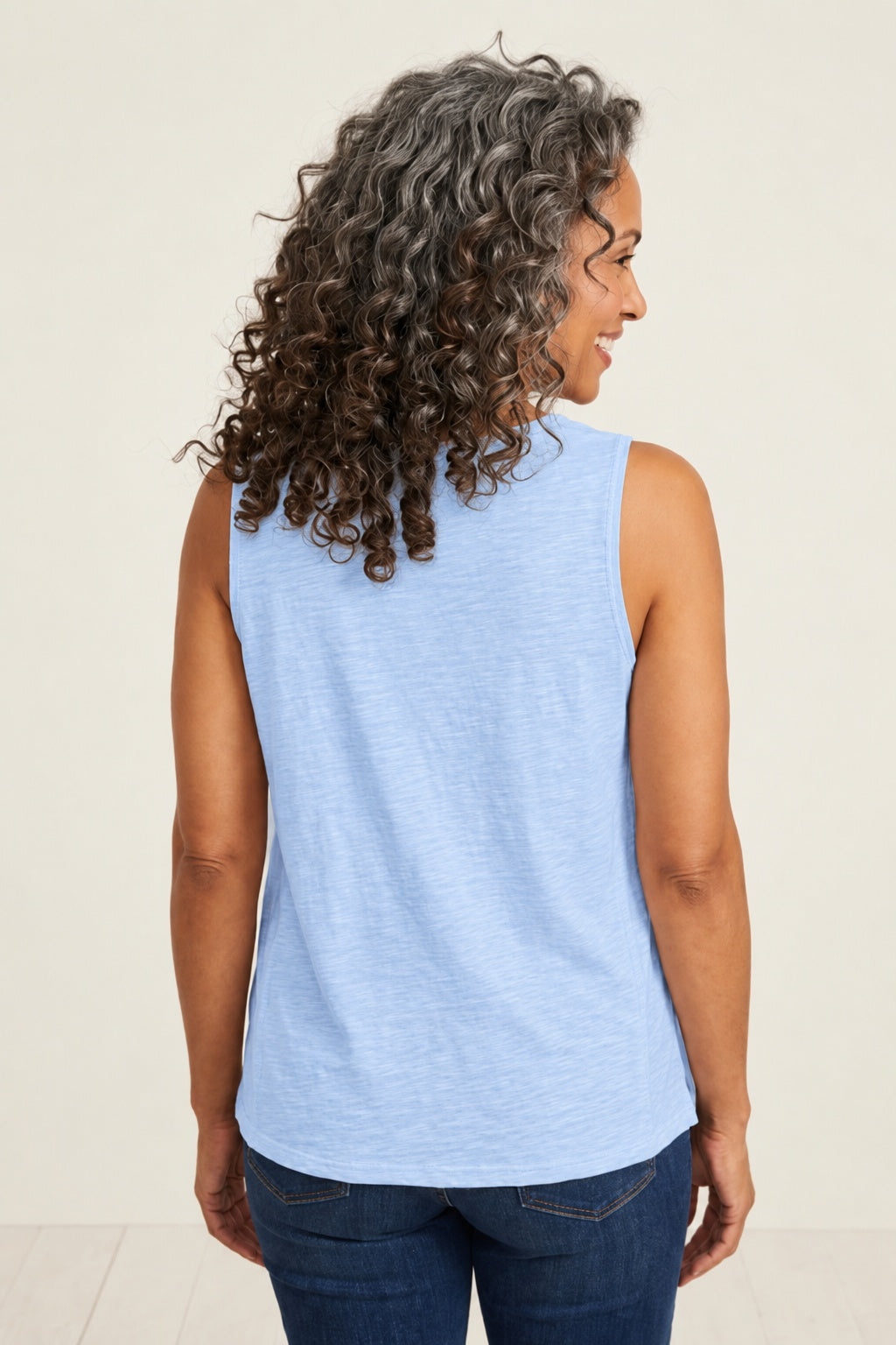 Habitat Cotton Pebble Seamed Tank - 27528 - CASCADE