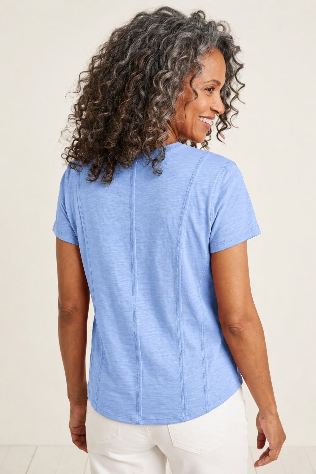 Habitat Cotton Pebble Seamed Tee - 27557 - CASCADE