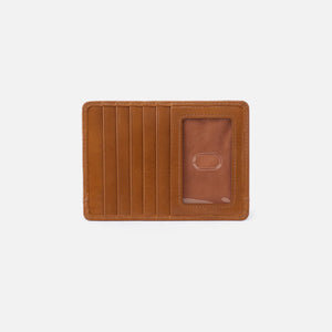 HOBO - Euro Slide Card Case - TRUFFLE IN POLISHED LEATHER