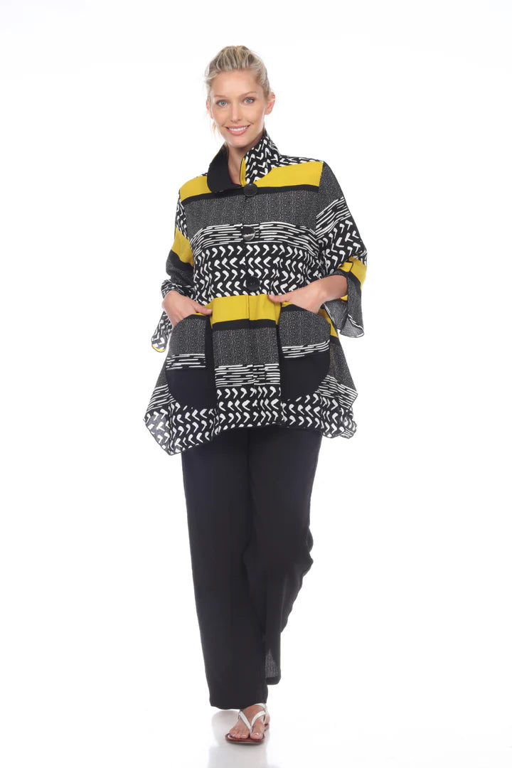 Moonlight Mixed Print Top - 2829