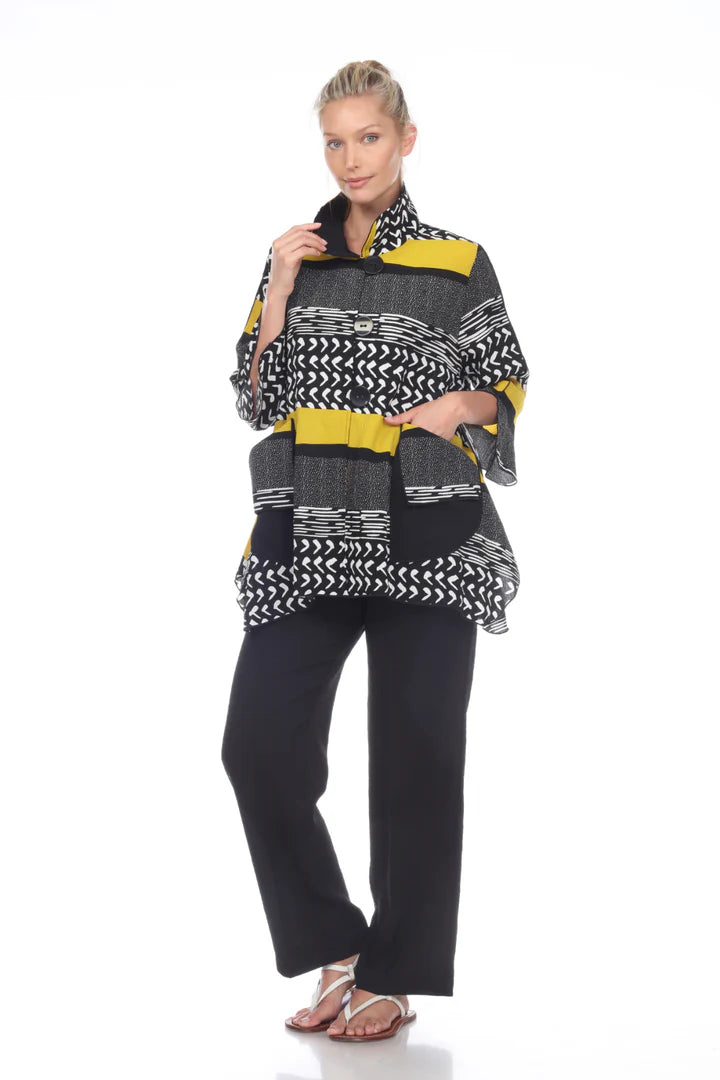 Moonlight Mixed Print Top - 2829