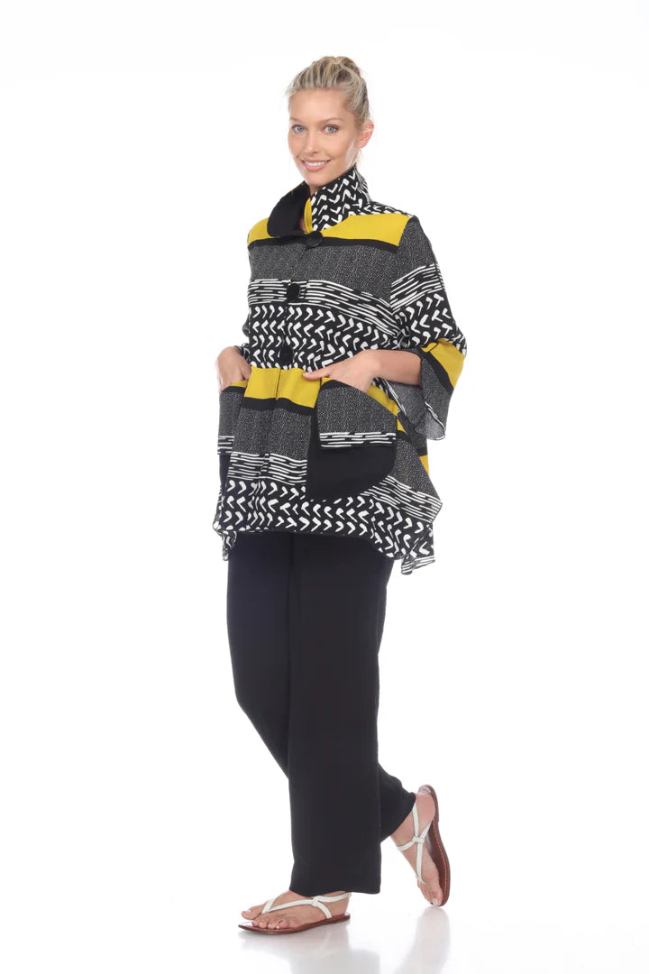 Moonlight Mixed Print Top - 2829