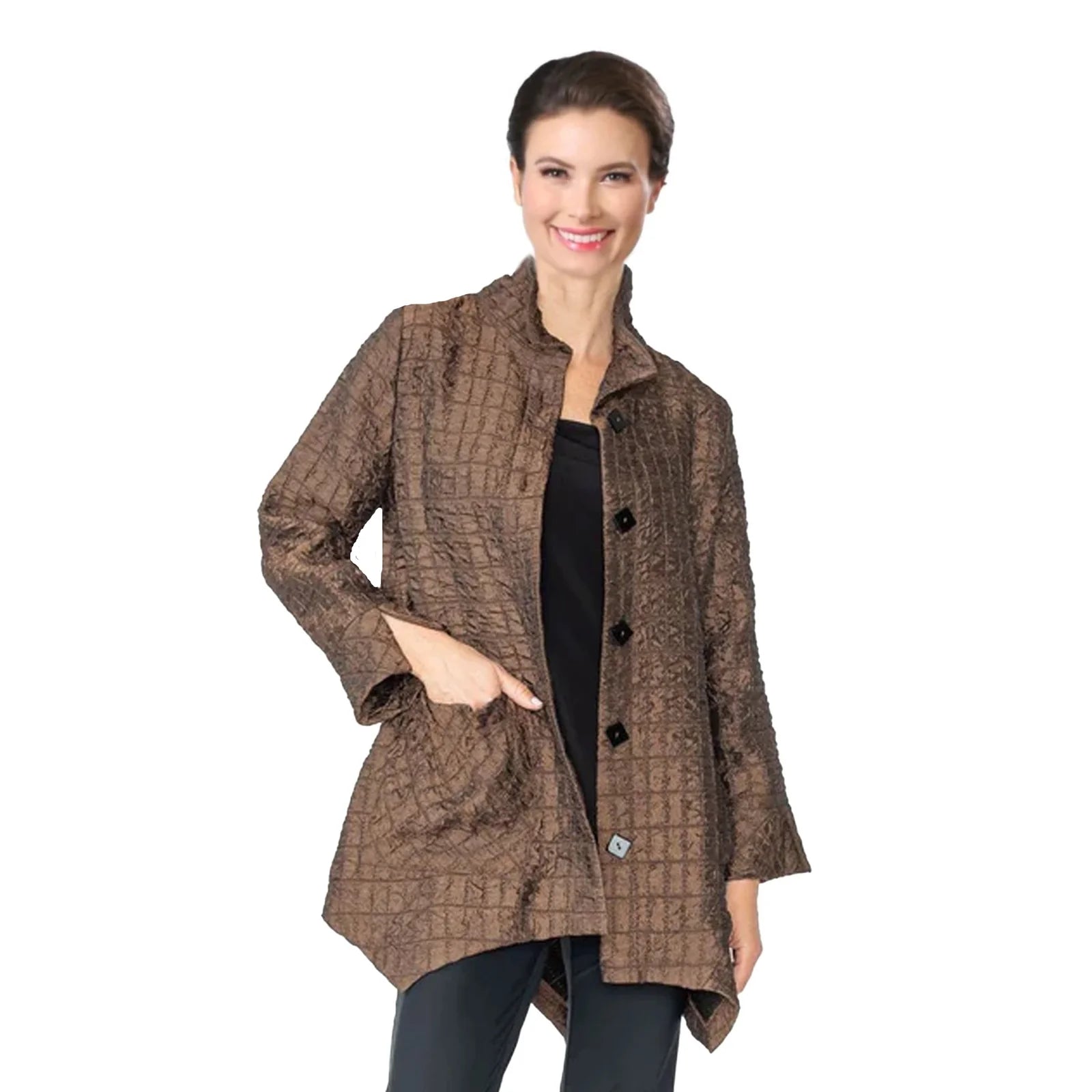 IC COLLECTION Jacket - 6930J - BROWN