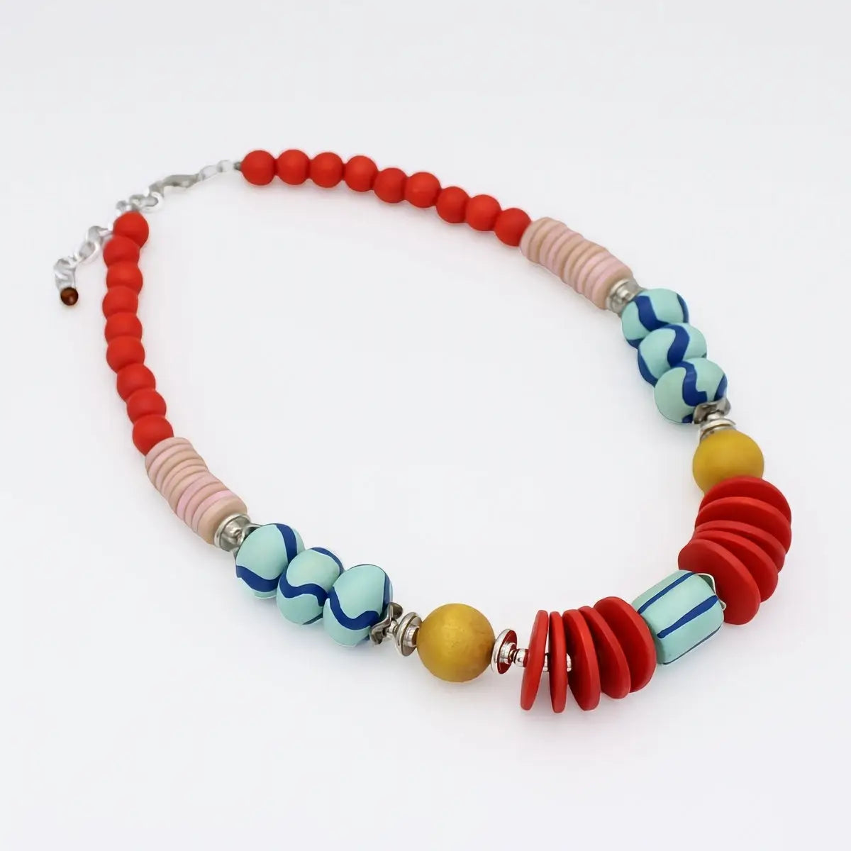 SYLCA Vivid Multi Color Marcella Statement Necklace