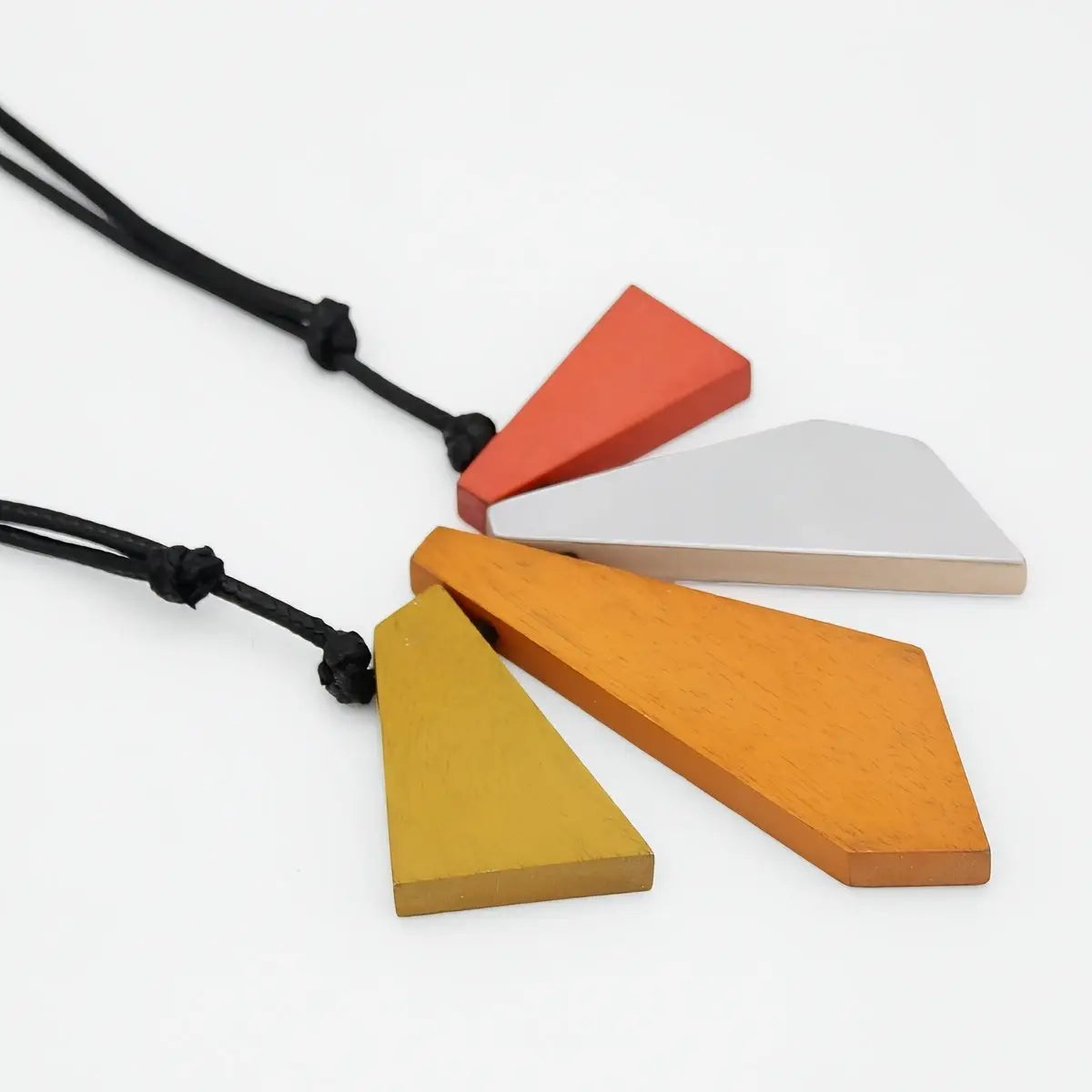 SYLCA Kyla Trapezoid Orange Necklace