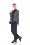 Moonlight Soft Knit Asymmetric Sweater Jacket in Grey - 2966-GRY