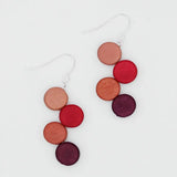 SYLCA  Raspberry Eva Dangle Earrings