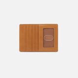 HOBO - Euro Slide Card Case - NATURAL IN POLISHED LEATHER