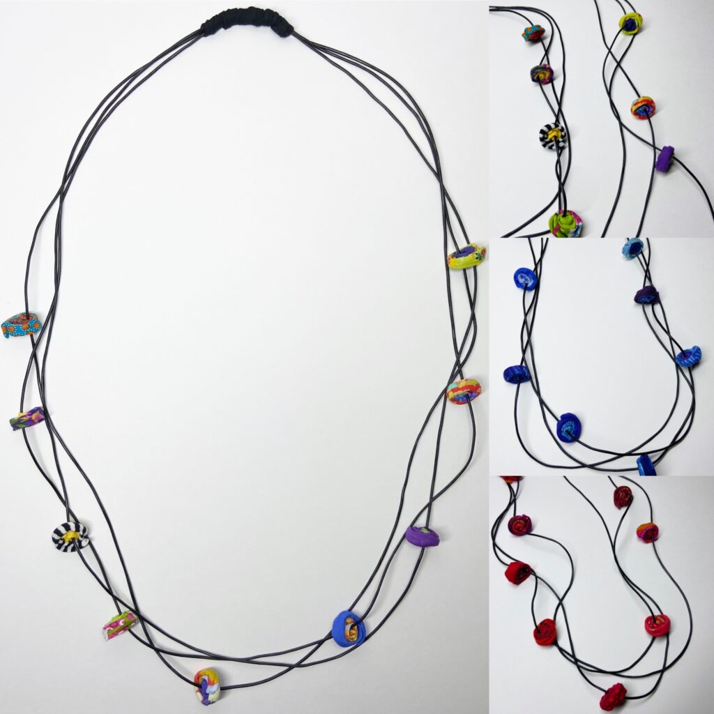 FICKLESTICKS Birds on a Wire Necklace - BLUES