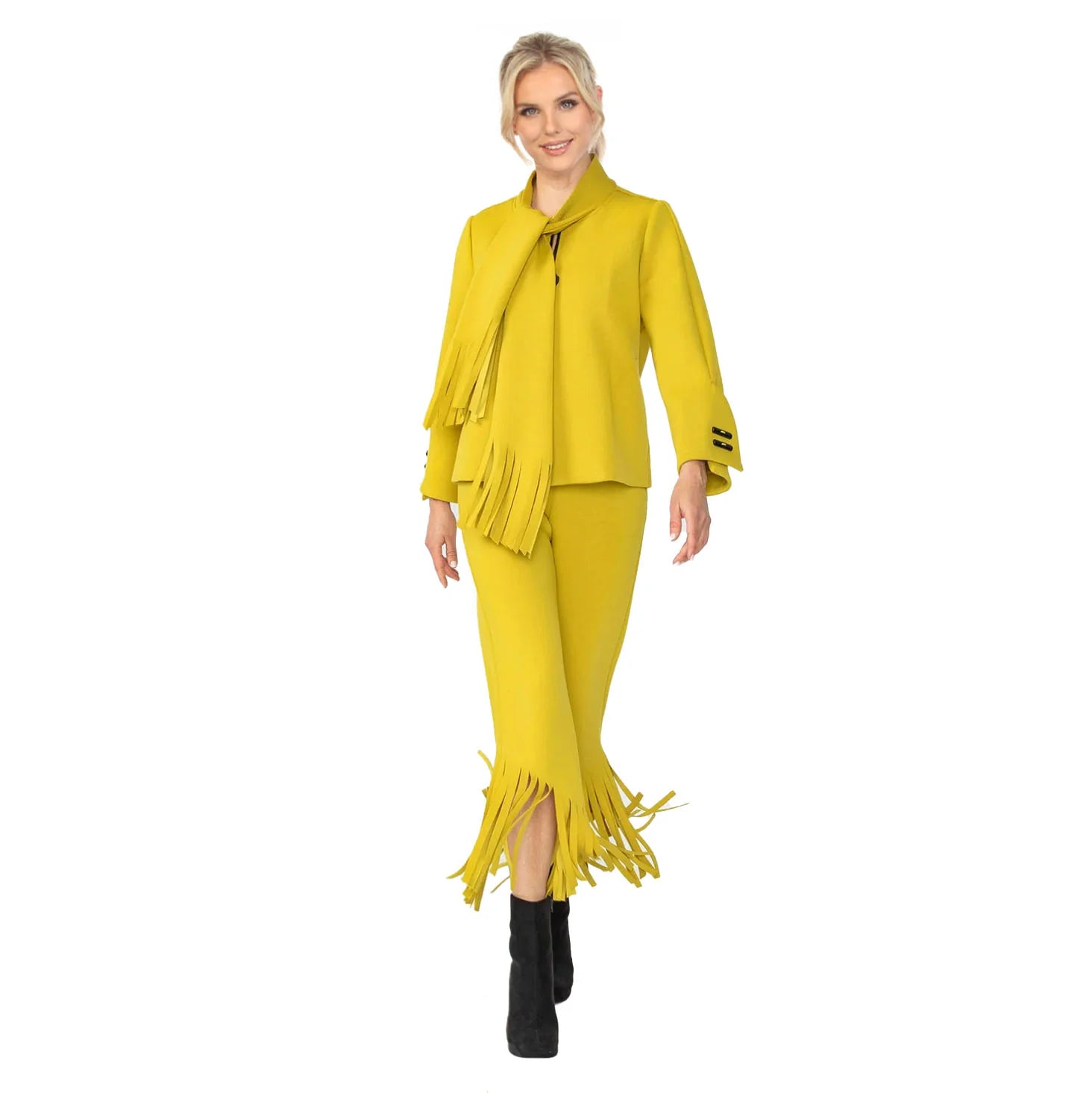 IC COLLECTION Jacket - 6929J - MUSTARD