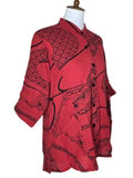 Yasuko Side Pocket Jacket - KW-190n - Red