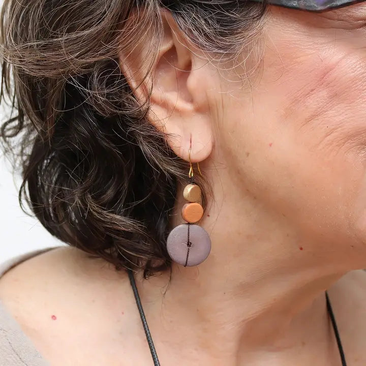SYLCA Rust Cerelia Splendor Earrings