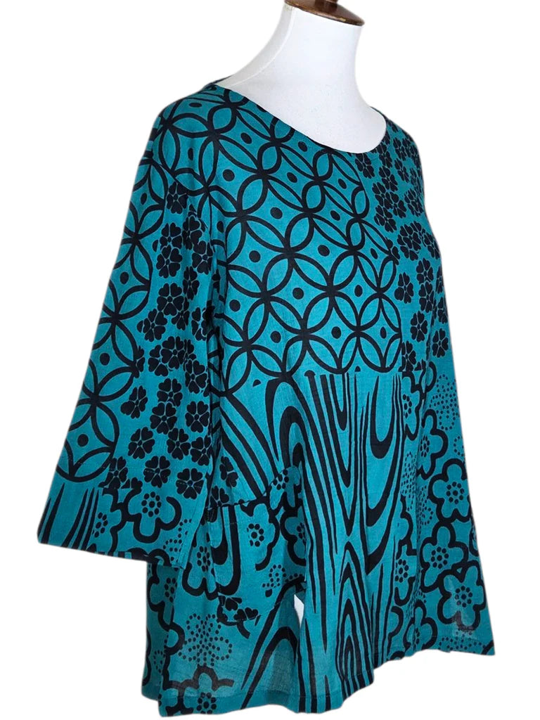 Yasuko El Blouse - PS-182 - Teal