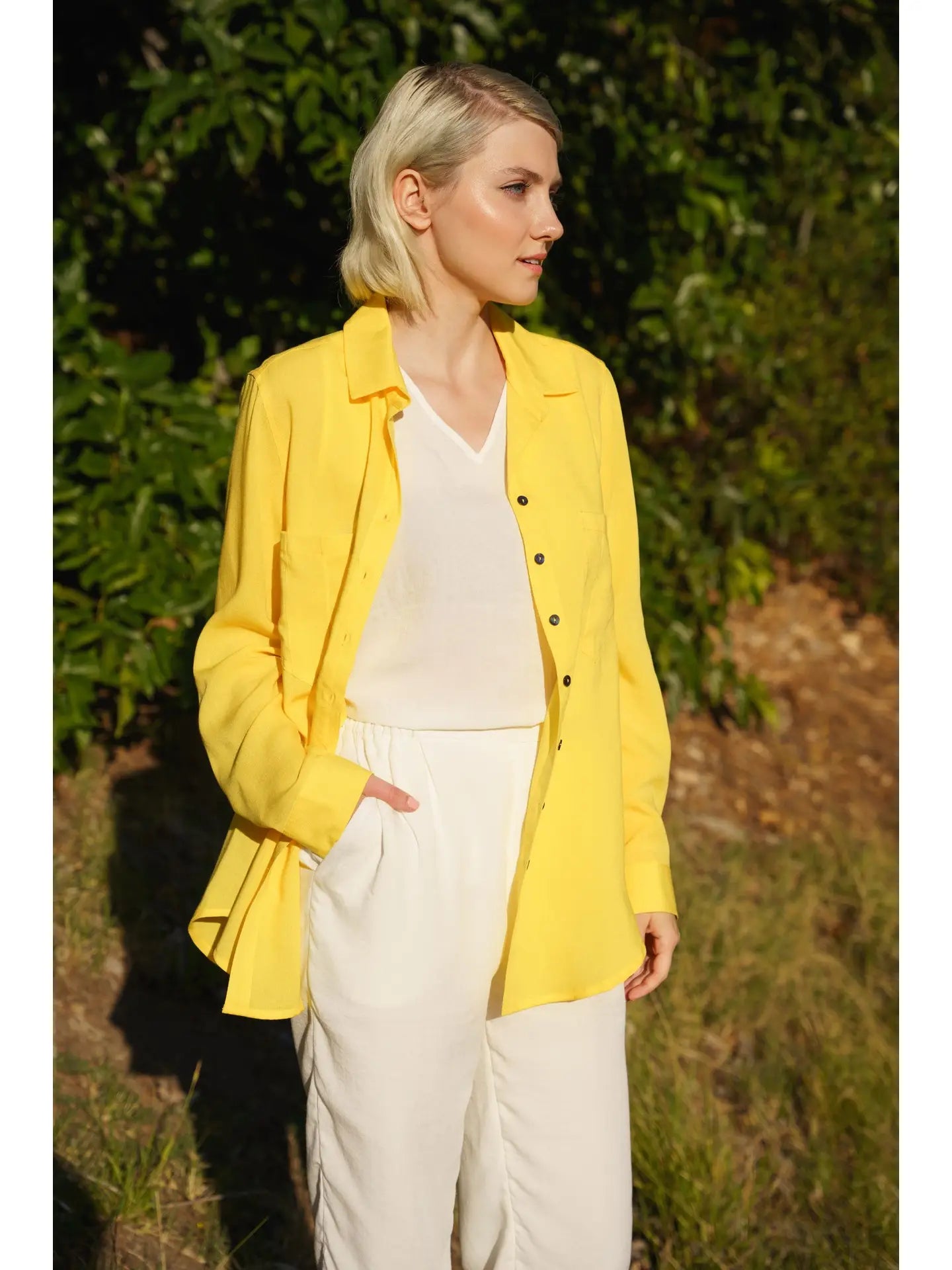 Fridaze AA373 - Amelia Linen Blouse