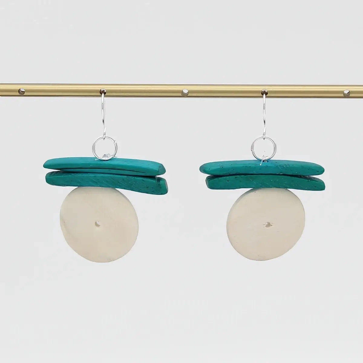 SYLCA  White Billie Dangle Earring