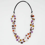 SYLCA Shades of Pink Lia Floating Bead Necklace
