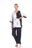 Moonlight Black & White Top - 3020