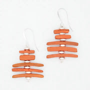 SYLCA Peach Simply Stacked Earrings - SD26E12 - PEACH