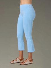 CUT LOOSE Solid Cotton Lycra Kick Flare Legging - 2402973