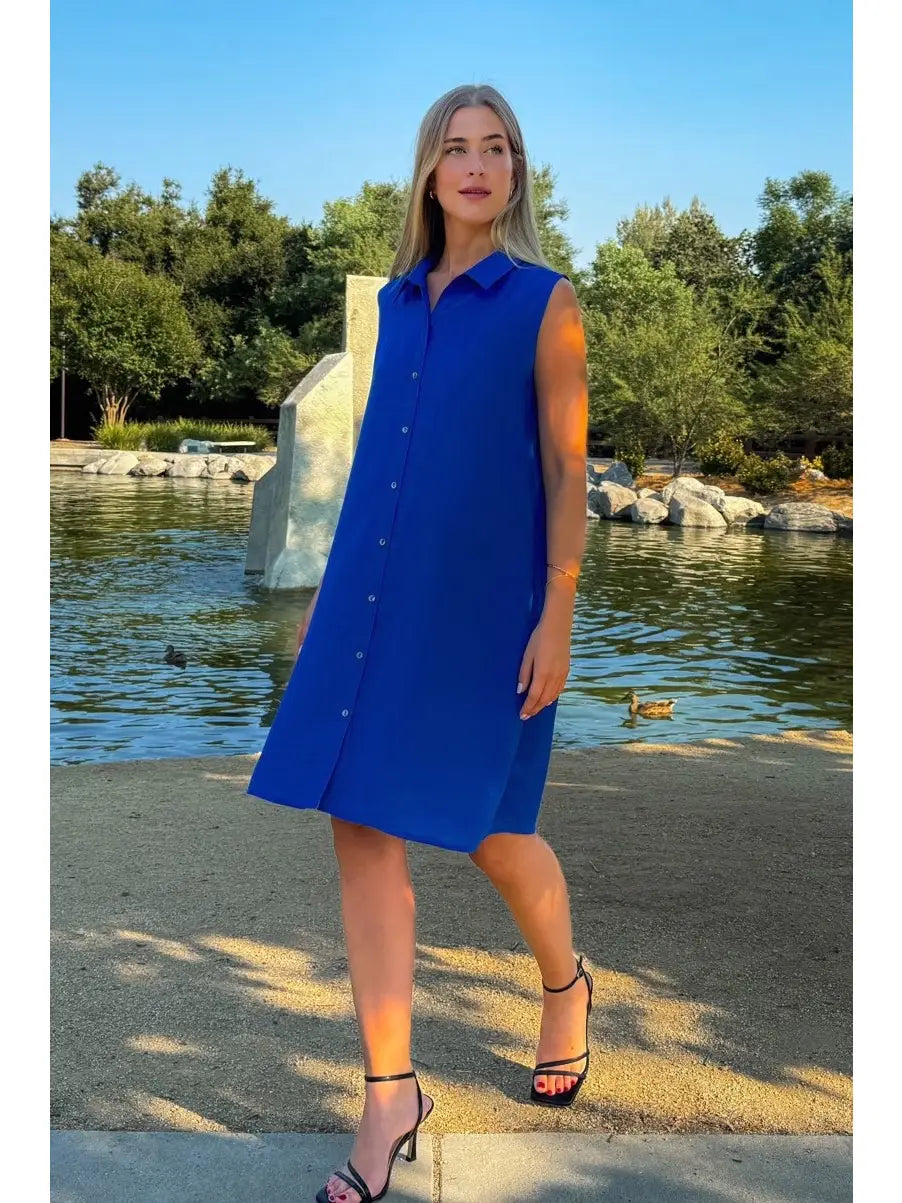 Fridaze AAD407 - Simone Linen Dress