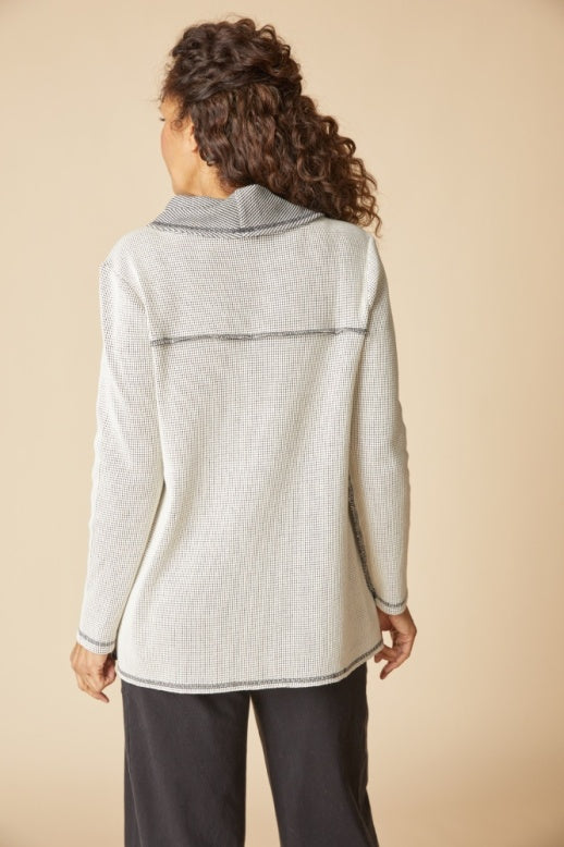 Habitat Opposites Attract Contrast Cowl Tunic - 31327 - WINTER WHITE