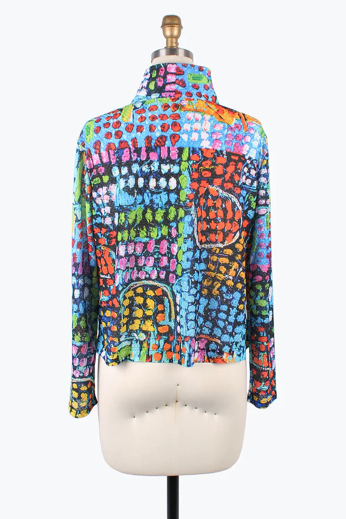 DAMEE COLOR DOT ART HEX MESH TWIN SET - 31427- MLT