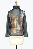 DAMEE ART OF MUSIC DENIM MESH TWIN SET - 31429 - BRN