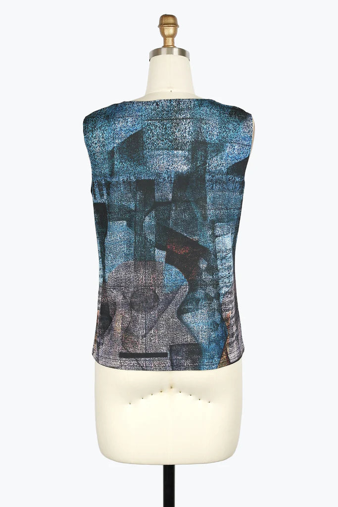 DAMEE ART OF MUSIC DENIM MESH TWIN SET - 31429 - BRN