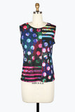 DAMEE DOTS & STRIPES MESH TWIN SET - 31436 - MLT