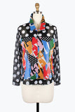 DAMEE POLKA DOT COLLAGE ART MESH TWIN SET - 31438 - MLT