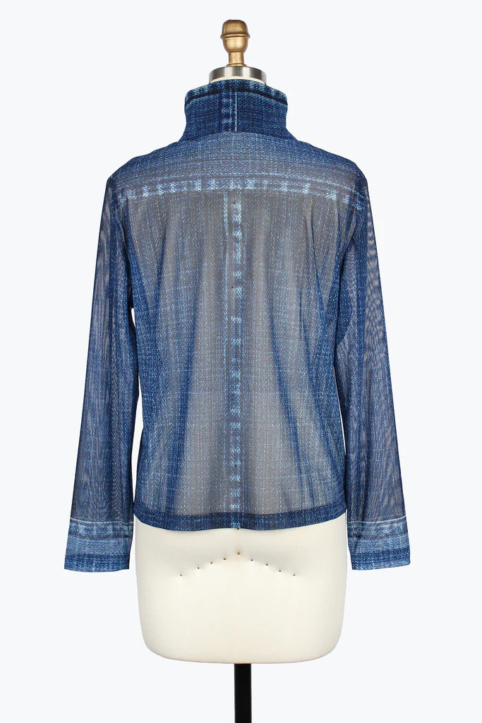 DAMEE FRAMED GUITAR MESH TWIN SET - 31447-BLU