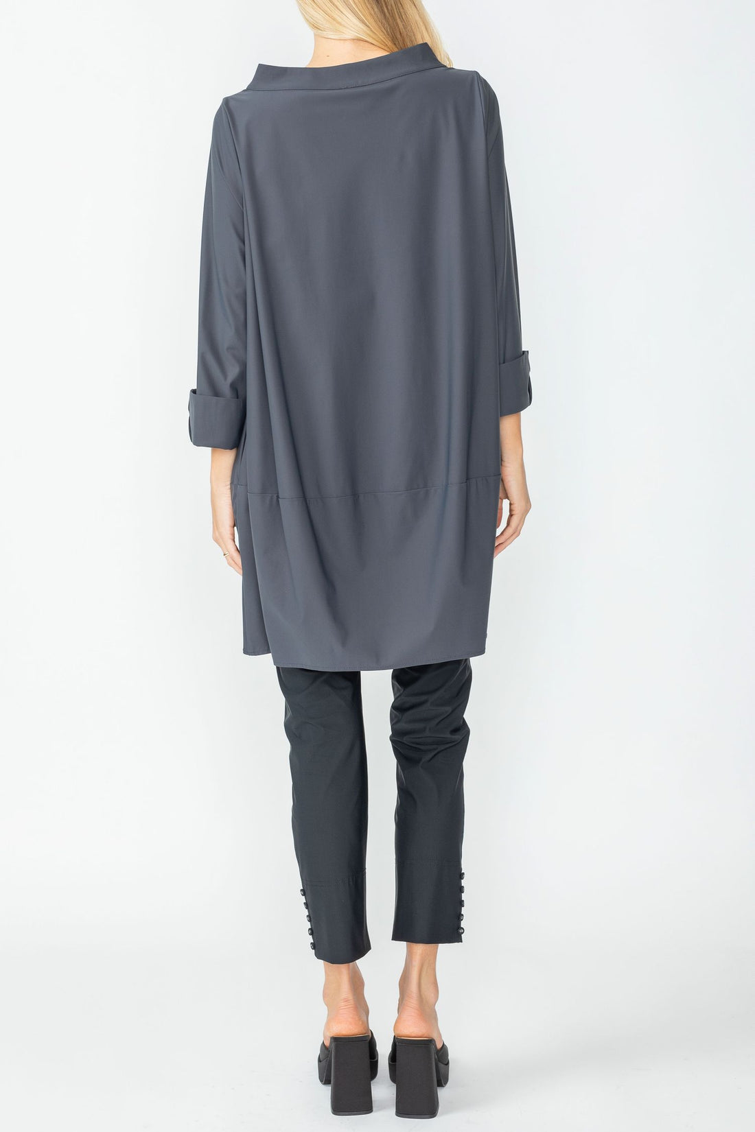 IC COLLECTION Top- 3226T- CHARCOAL