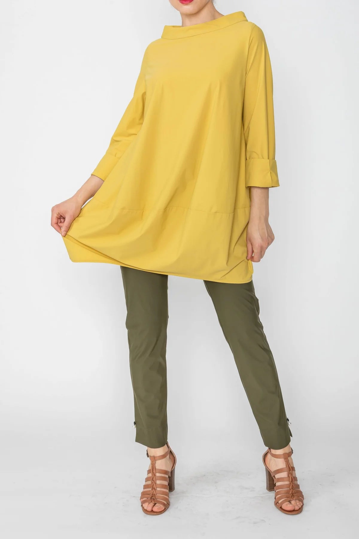 IC COLLECTION Top- 3226T- MUSTARD
