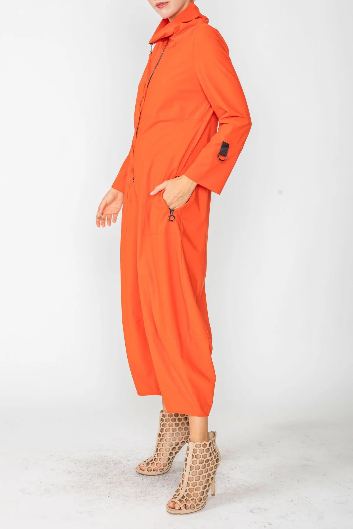 IC COLLECTION Jumpsuit- 3297JS- ORANGE