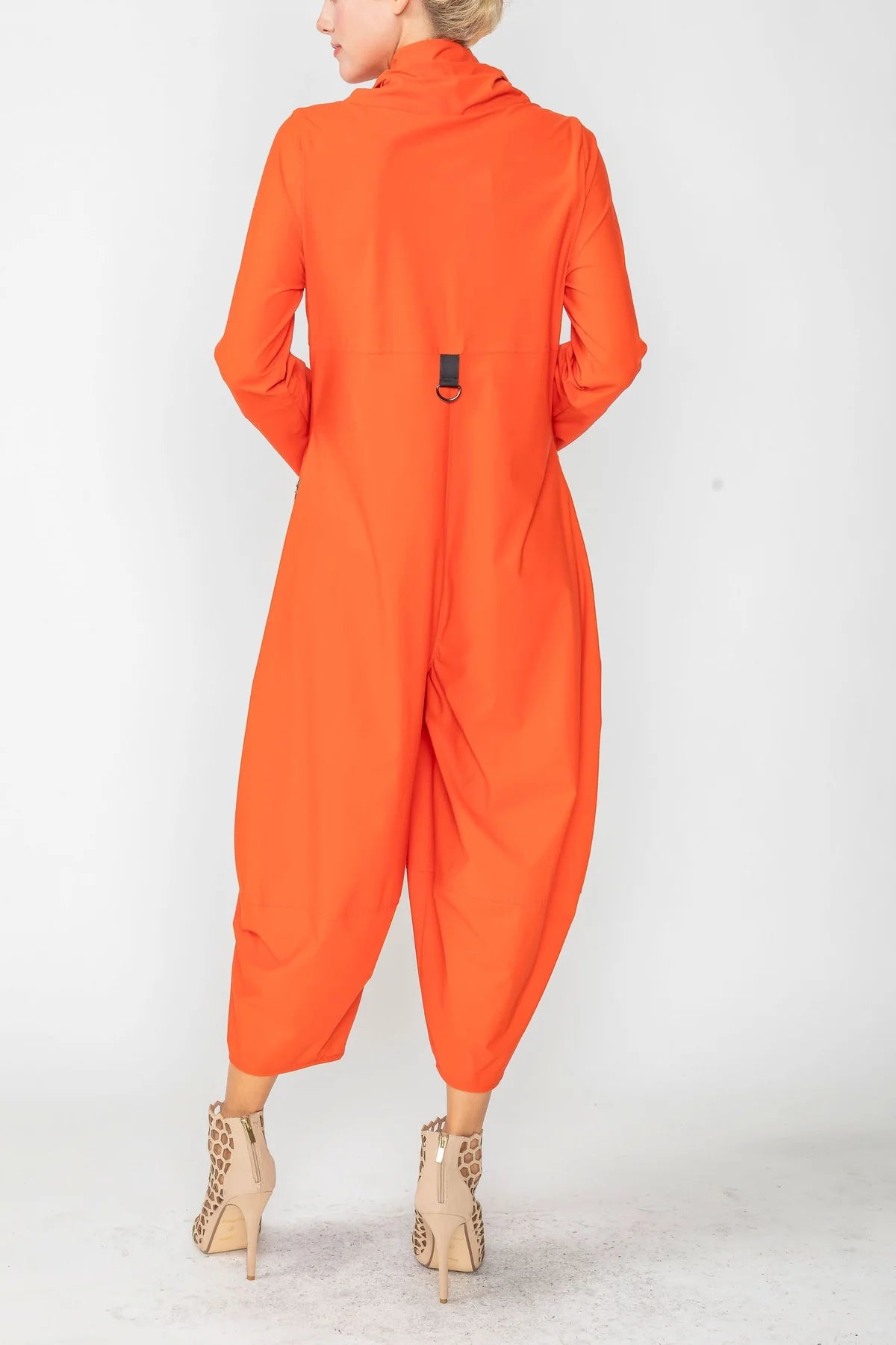 IC COLLECTION Jumpsuit- 3297JS- ORANGE