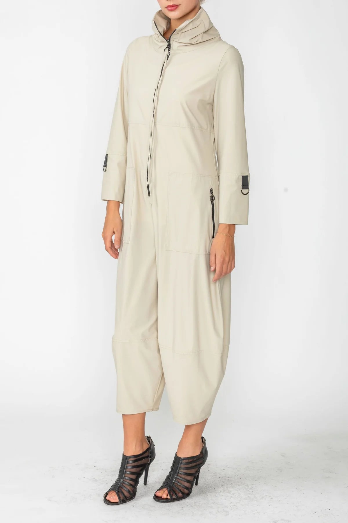 IC COLLECTION Jumpsuit- 3297JS- OYSTER